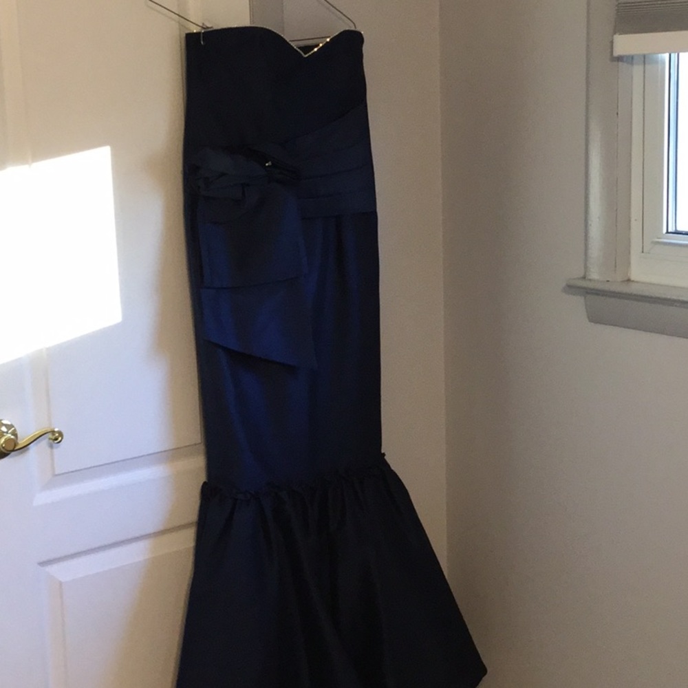 Strapless gown and jacket
